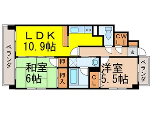 ファミ－ル庚申の物件間取画像